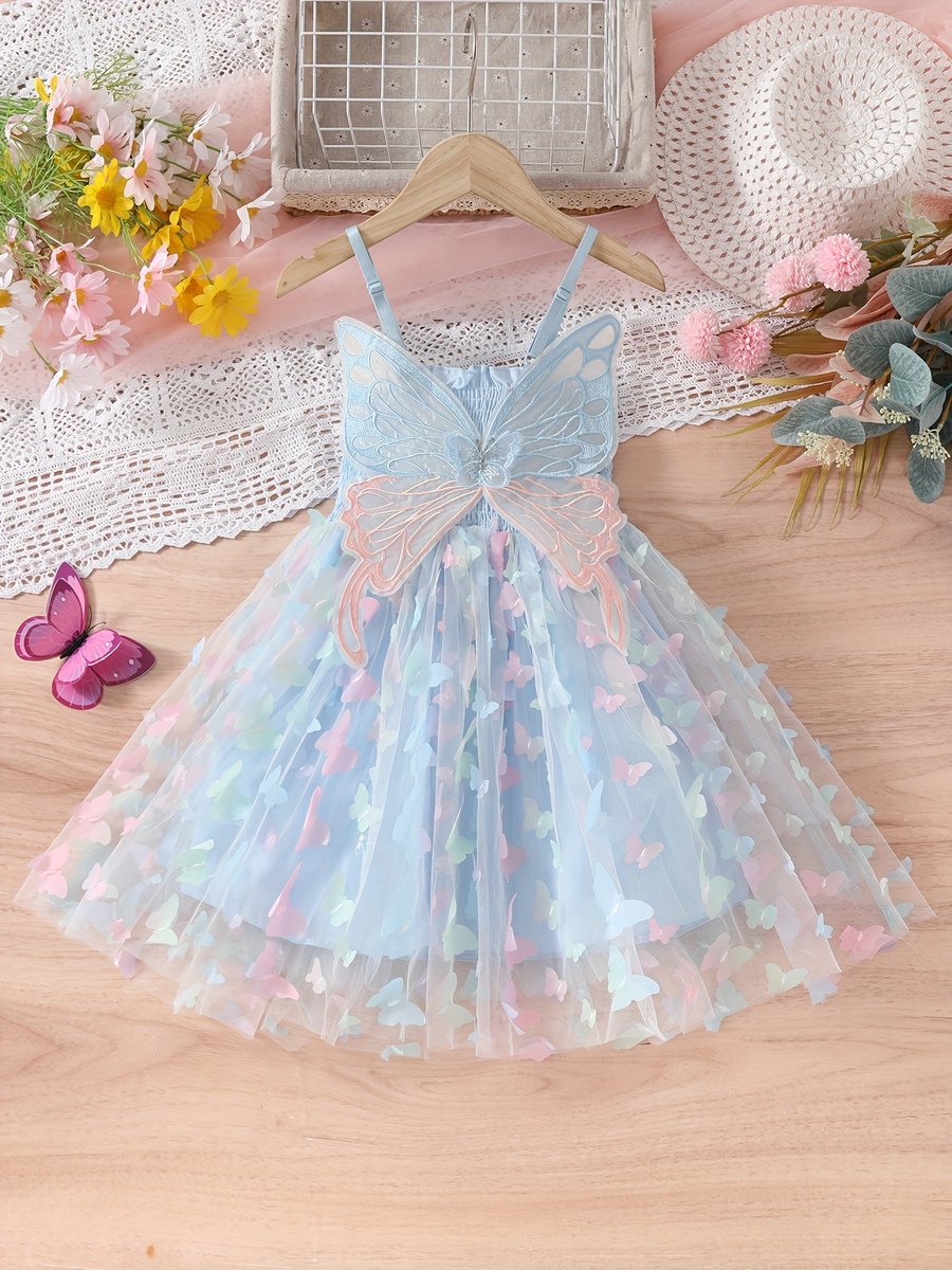 Currero Zomerjurk Meisjes Zomerjurken Kinderen Jurk Meisje Ibiza Stijl Sundress Kinderkleding 3-4 Jaar Geel