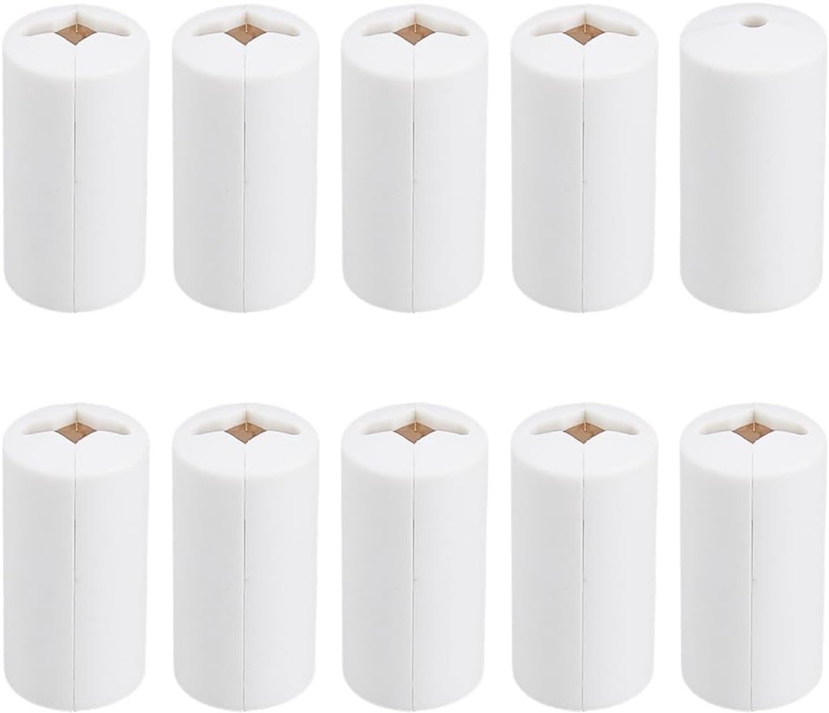 10 Stuks Witte Veiligheidskoorden met Breekmechanisme voor Raamdecoratie, Diervriendelijk en Strangulatiebestendig Design voor Thuis en Kantoor
