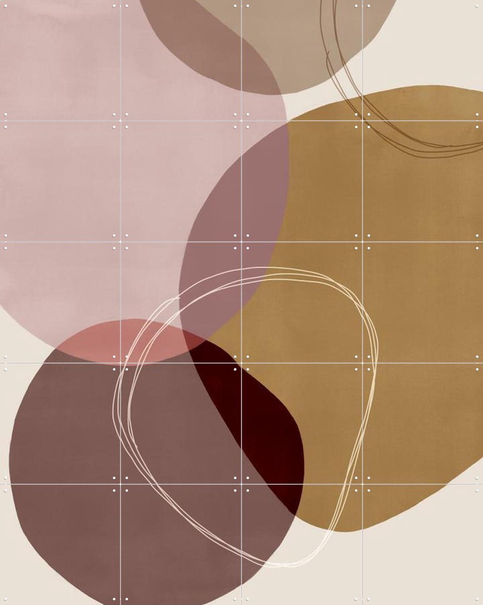 IXXI Graphic 249, Mareike Böhmer - 80 x 100 cm - Gratis ophangtool - Grote wanddecoratie en posters - Line art, Abstract, Grafisch Ontwerp