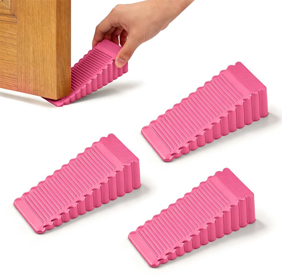 Deurstoppers - 3 stuks - 9,23*4,04*2,78 cm - Deurstoppers - Universele stoppers - Veiligheidsstoppers - Botsingsstoppers - Beknellingsstoppers - Deurbevestigingen - Deurstoppers - Deurwiggen - Deurclips - Deurstoppers