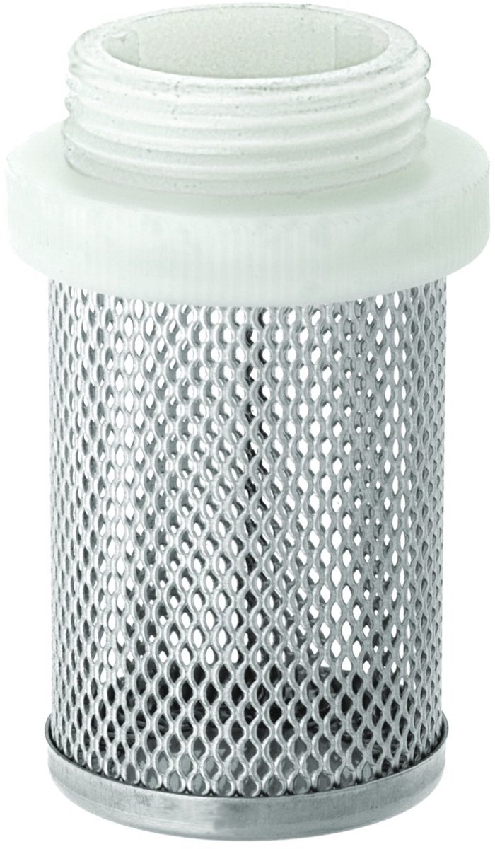 GEKA Voetklep Buitendraad 1 1/4 inch RVS en Nylon