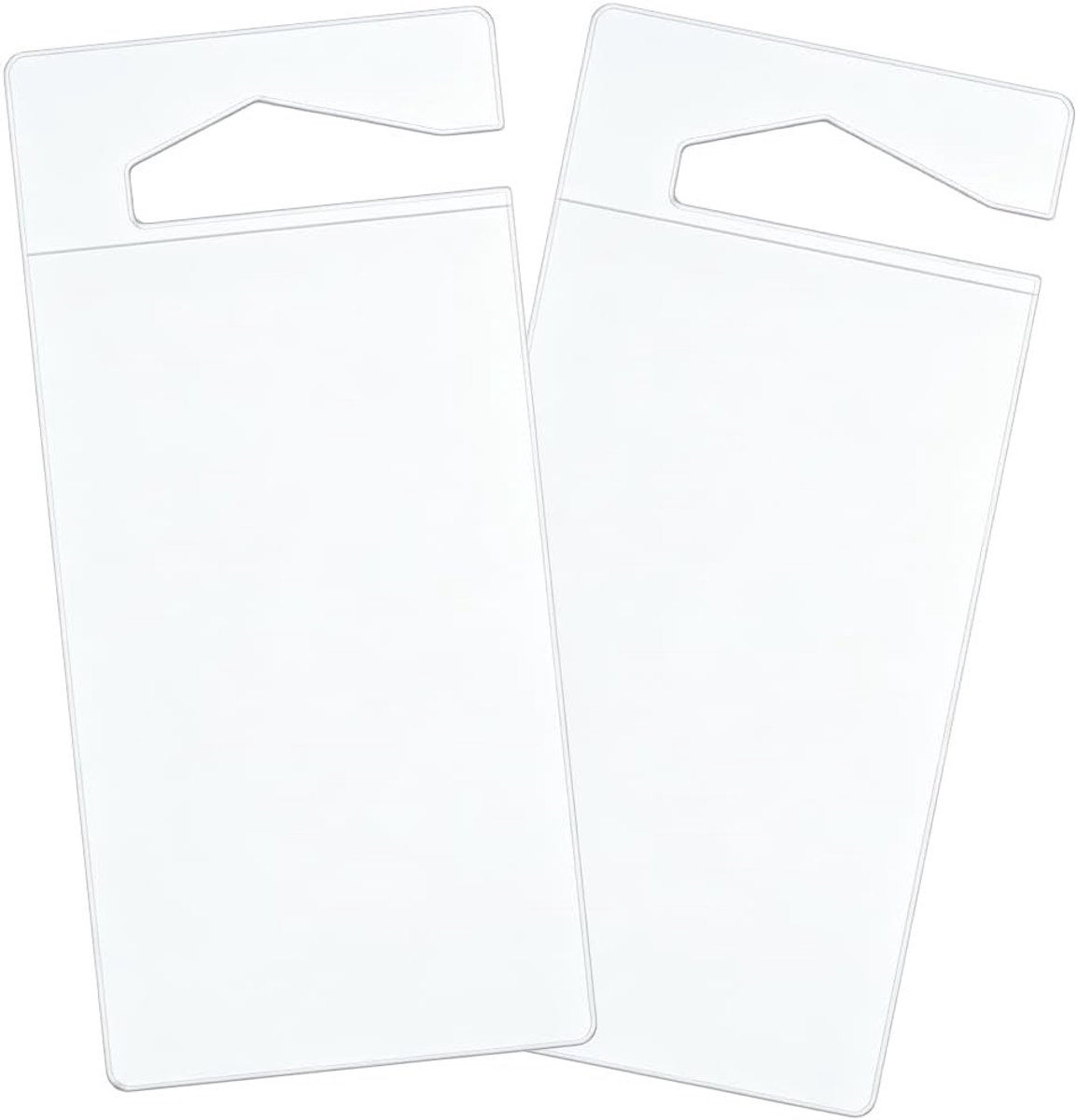 Transparante parkeerkaarthouders voor gehandicapten - 2 stuks, 12 cm - Beschermende plastic cover voor parkeerkaart, ideaal voor toegankelijkheid en gebruiksgemak