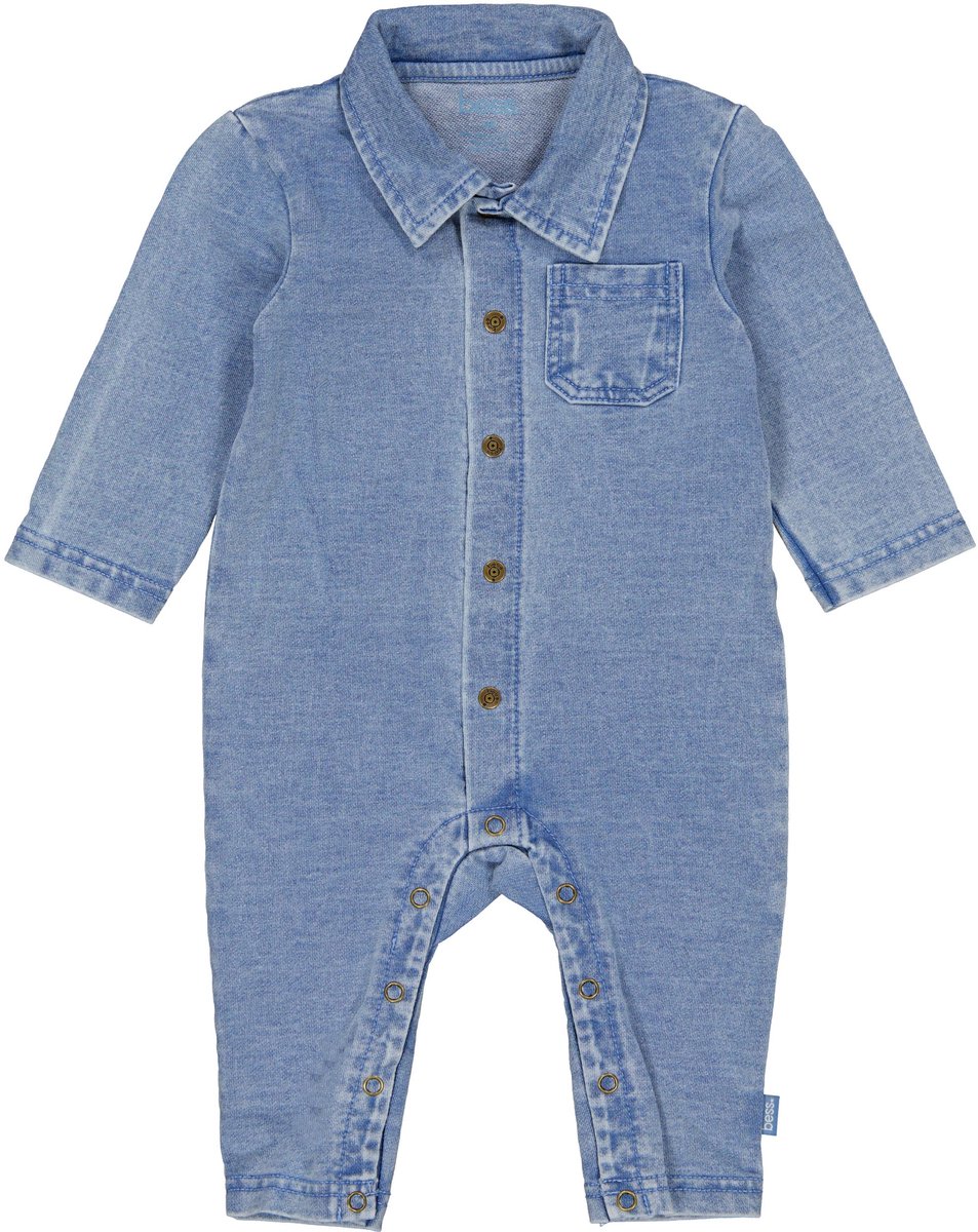 B.E.S.S. Jumpsuit August Blue Denim maat 68