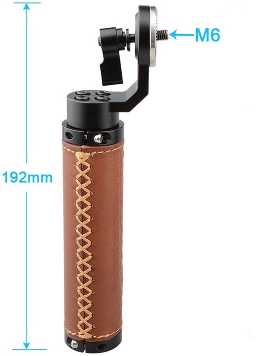 Allecto - Rosette Standard Accessory Handle - Handgreep - Zwart - Camera Accessoire