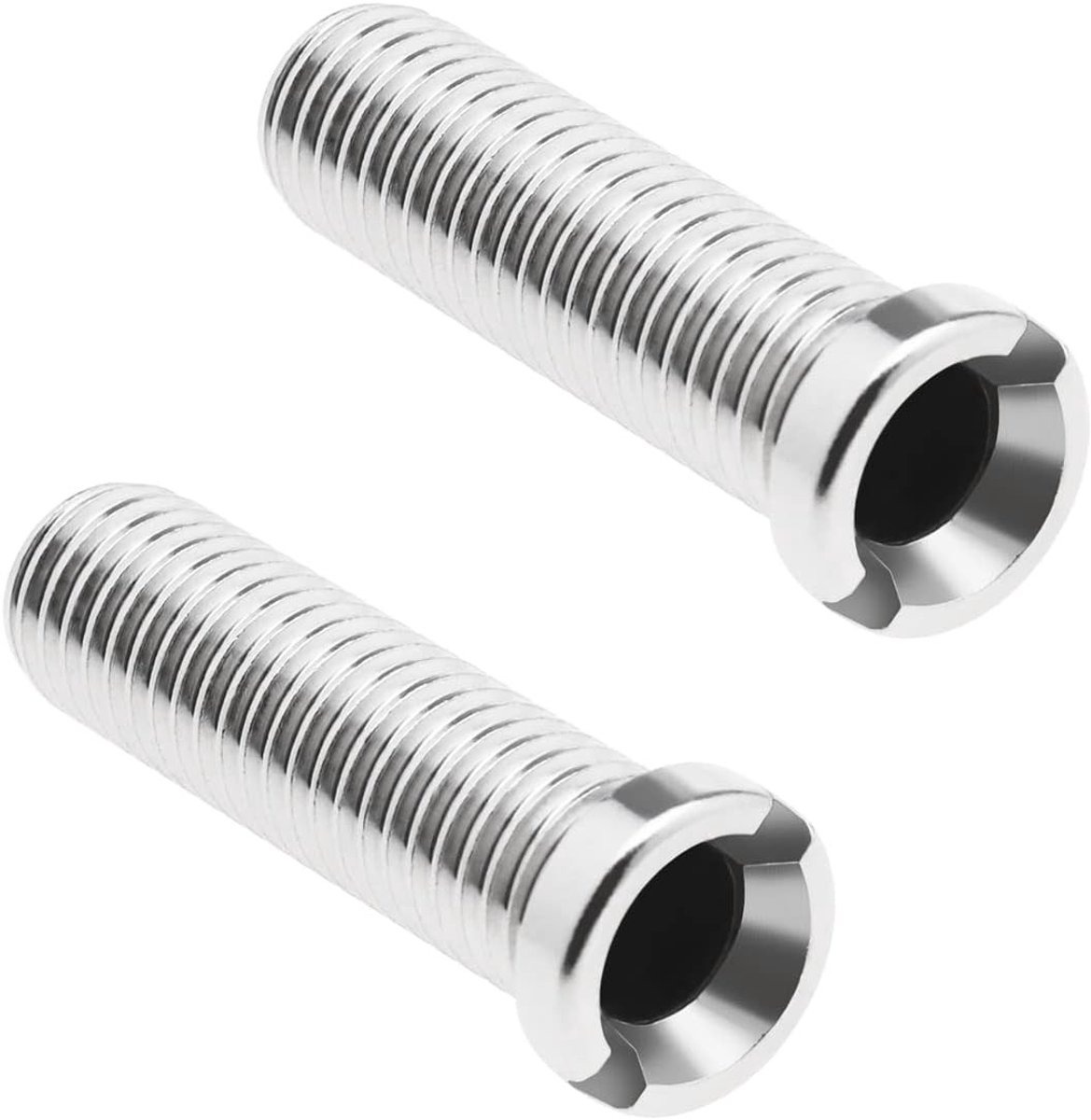 Set van 2 Keukenafvoerzeef met Dikke 304 RVS Afvoerplug en Schroefverbinding M12×45mm voor Afvoerputje