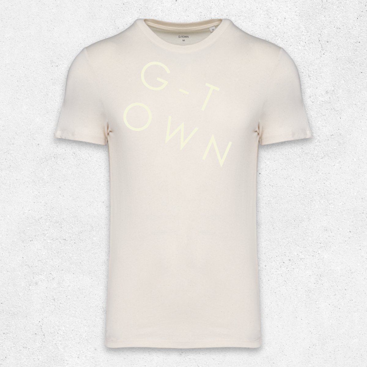 G-TOWN BrickSoul – T-shirt – Heren – Maat XXL – Beige