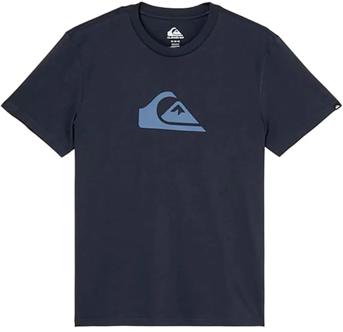 Quiksilver Evo Comp Logo T-shirt Met Korte Mouwen S Man Blauw
