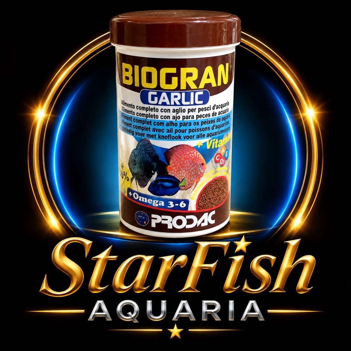 BIOGRAN garlic - aquarium visvoer met knoflook granulaat -