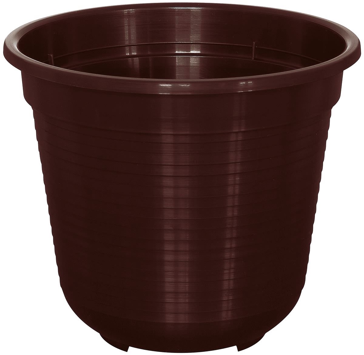 Geli Bloempot STANDARD Bruin Ø 14 cm - Kunststof