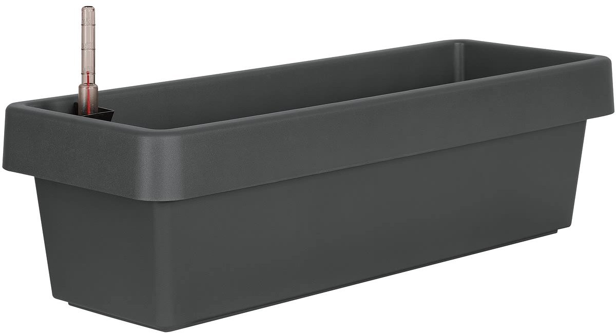 Geli Bewateringsbloembak VIVA Antraciet 100 x 21,2 cm - Kunststof