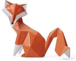 Amoy-Art Fox Ornament Gifts Aniaml Statue Sculpture Modern Figurine Decor Home Art Table Centerpiece Crafts Polyresin - ShopVlot
