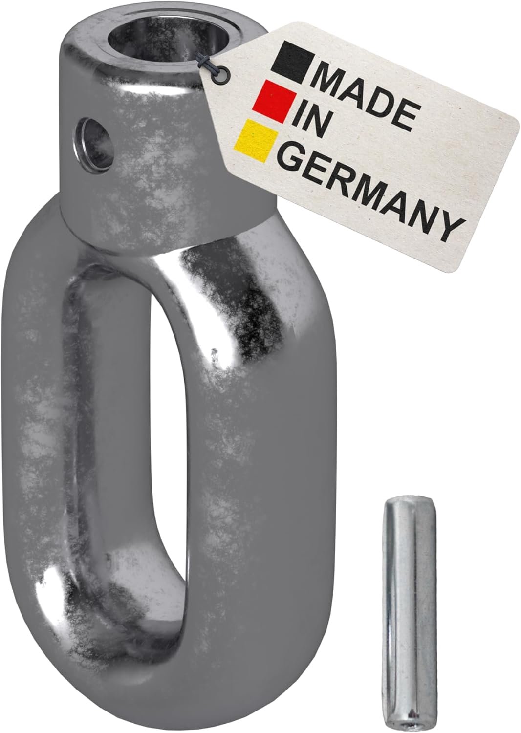 BAUHELD Canopy eye 15 mm metal [Made in Germany] - holder for awning crank with butcher hook - ShopVlot