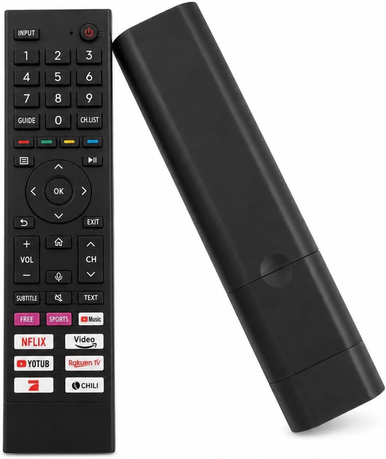 Afstandsbediening voor HISENSE ERF3I80H - Vervangend - Direct gebruiksklaar - Perfecte functionaliteit - ShopVlot