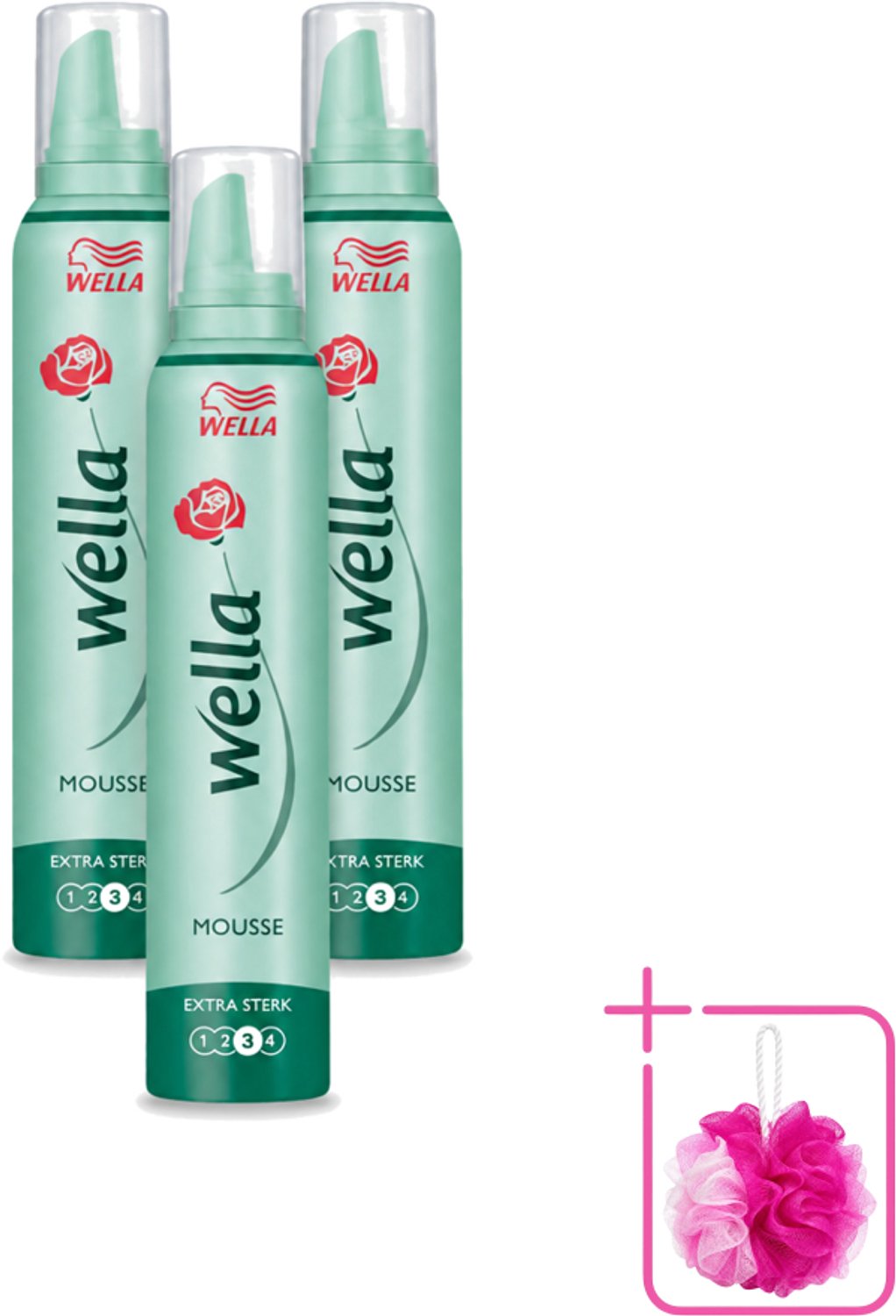 3 x Wella Forte Mousse Extra Strong - Haarmousse - Ultra Sterke Versteviging - Flexibel en Soepel - 200 ml - Bulkverpakking - Haarmousse - Haarversteviging