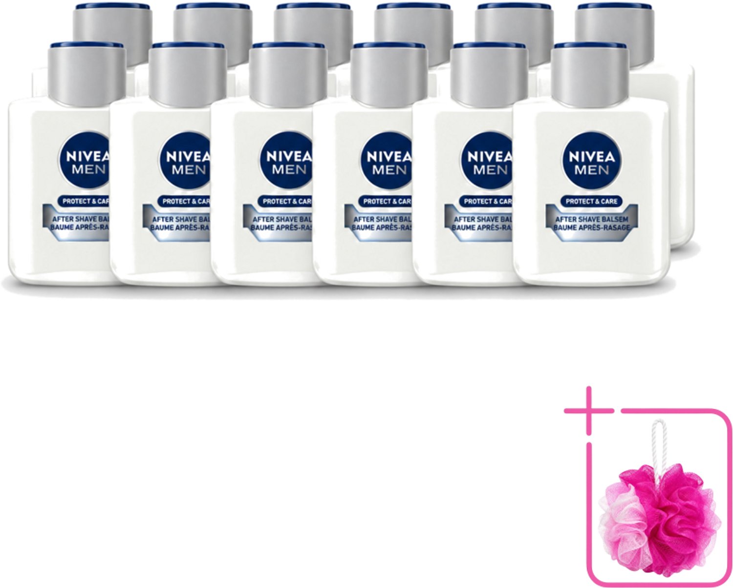 12 x Nivea - Men - Protect & Care Aftershave Balsem - Balm - 100 ml - Bulkverpakking - Aftershave balsem - Huid verzorging