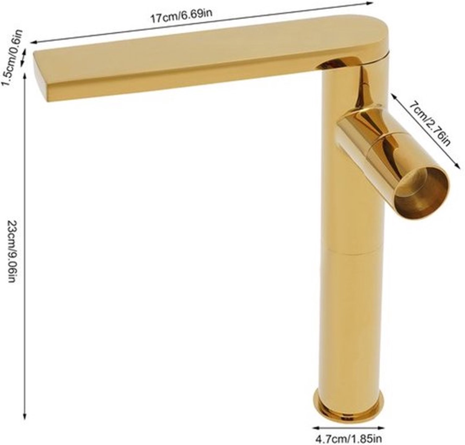 Keukenkraan NPT1/2 Inch - Universeel Aansluitbaar - 1.25 Kg Gewicht - Metaal - Voor Keuken En Badkamer