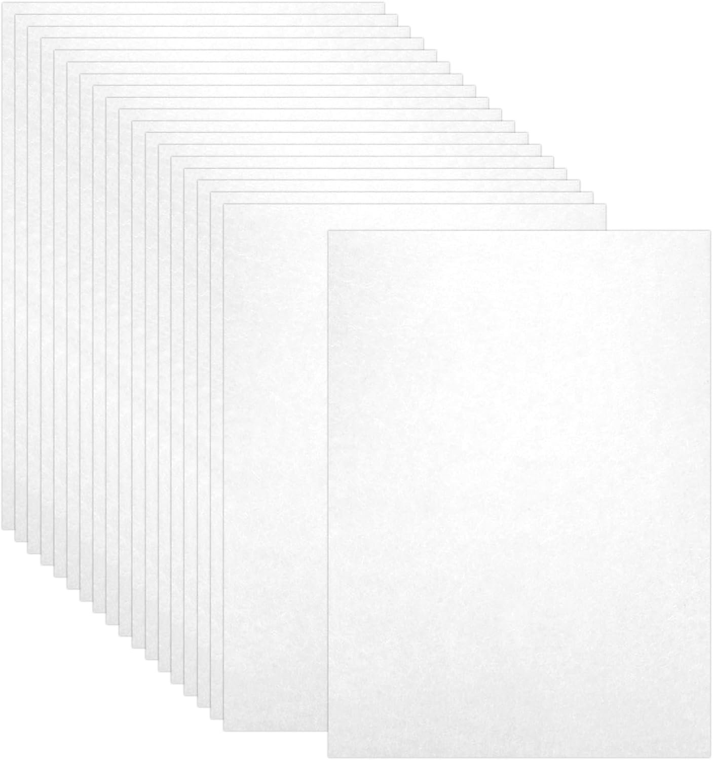 DONQTWAY Pack of 20 Shrink Film Printable A4 Transparent Shrink Paper Embossed Film Shrink Film Shrink Film Fun for - ShopVlot