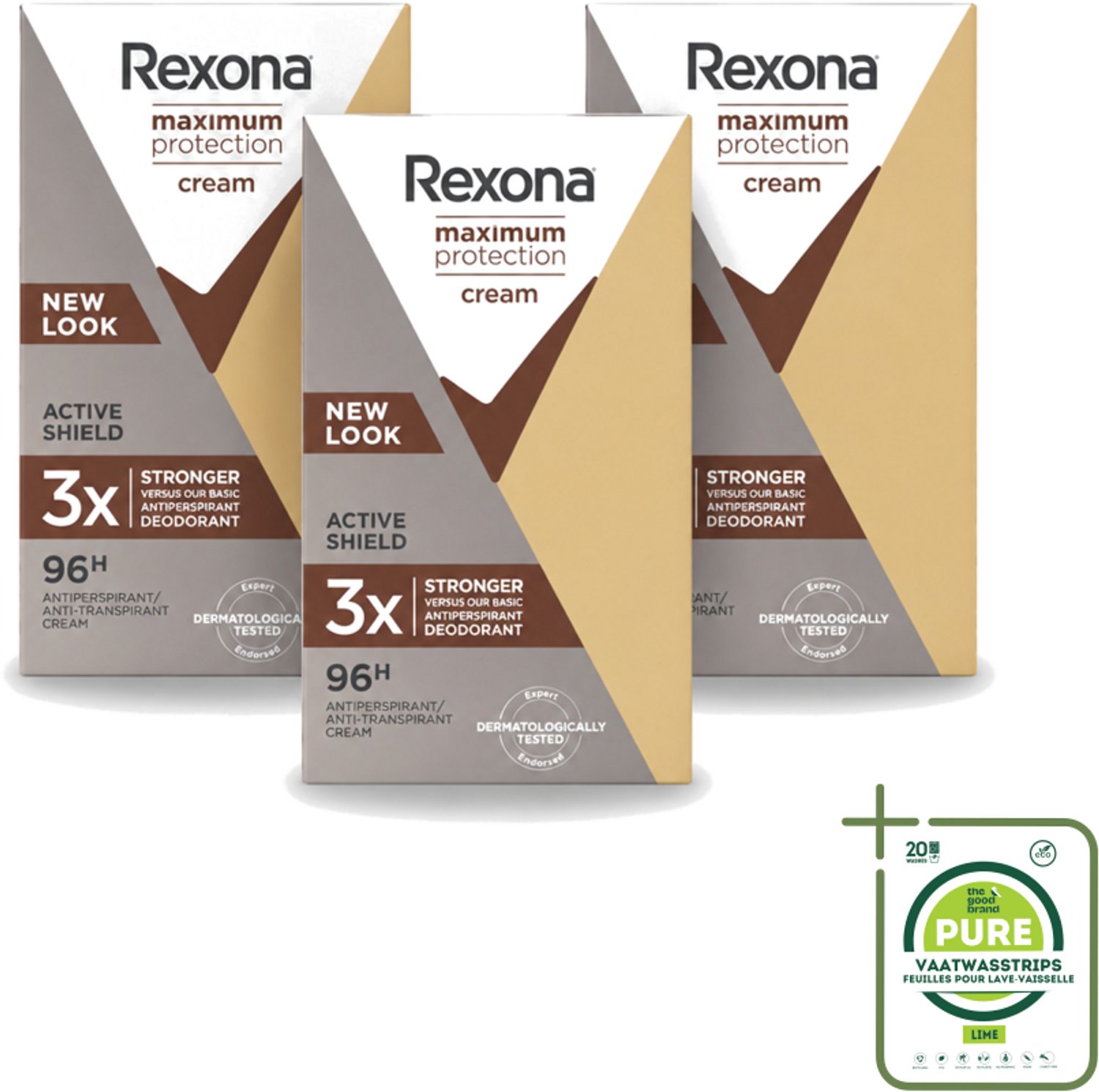 3 x Rexona – Anti-Transpirant Stick – Maximum Protection – 45 ml - Grootverpakking - Deodorant - Zweetbestendig - Sport - Beweging - Geur