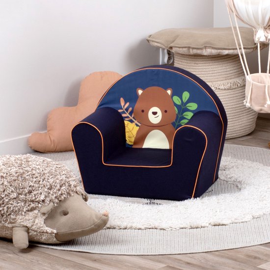 Kinderzetel - Kinderfauteuil Beer - Peuterstoel vanaf 1 jaar - Kinderbank - Kinderstoel - Kinderkamer - Gomoor — afbeelding 4