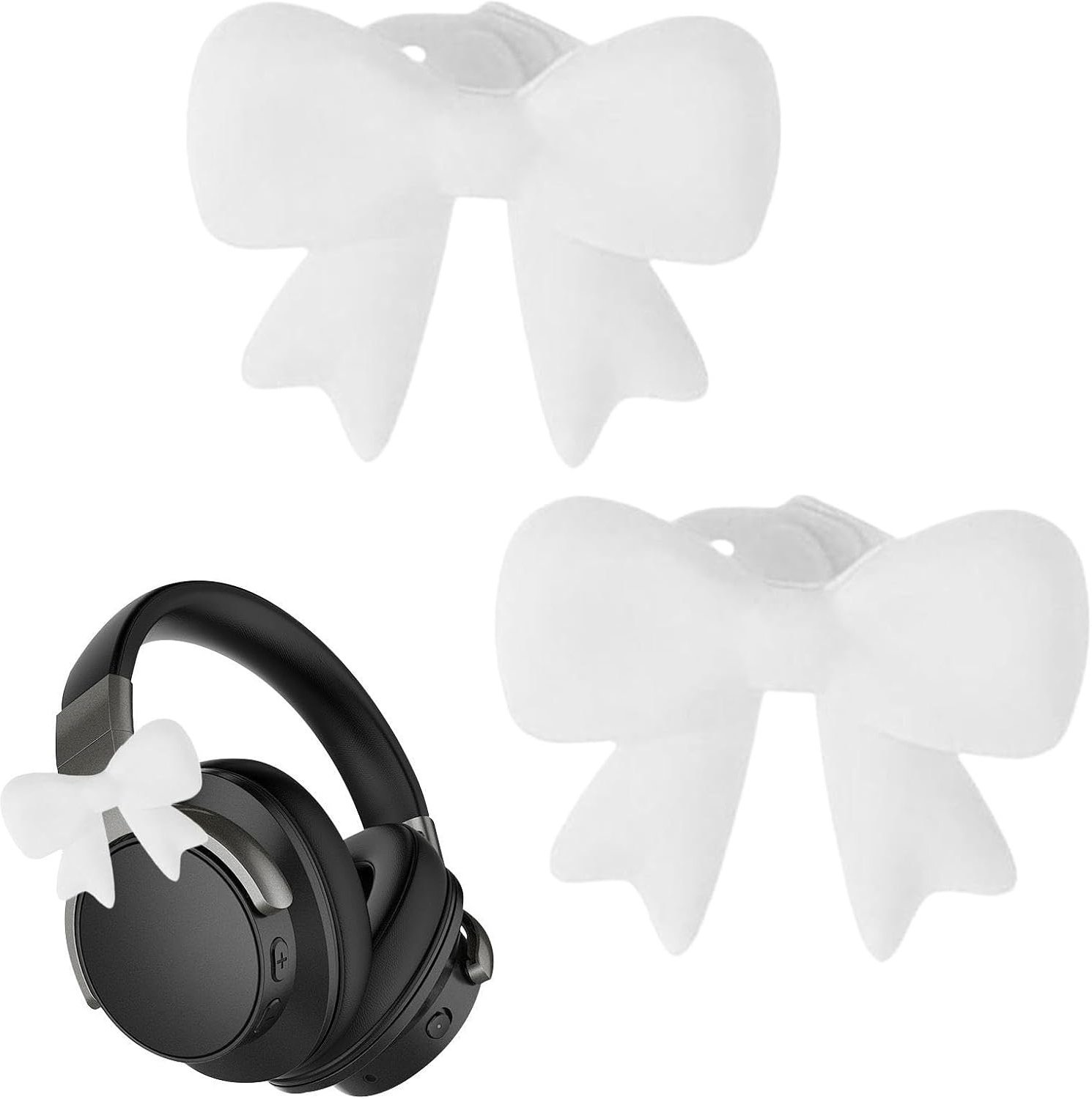 Hoofdtelefoon Accessoires 3D Siliconen Strikvormige Oorhaakjes