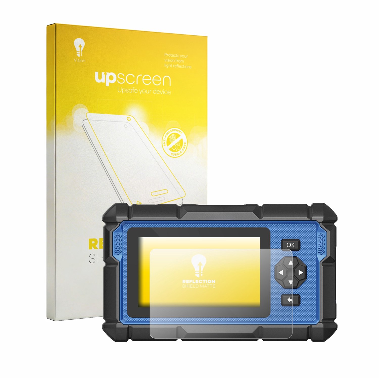 upscreen - Screenprotector voor Topdon ArtiDiag 600 Elite - Folie Beschermfolie anti glare matte