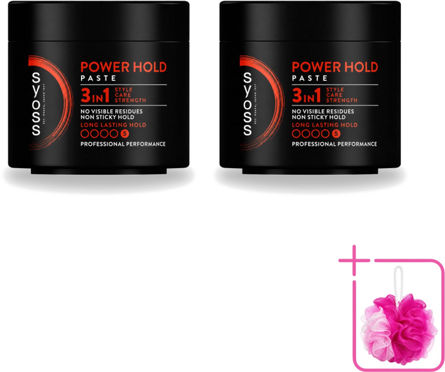 2 x SYOSS - Power hold 150 ml - Haarpaste - Sterke Fixatie - 150ml - Bulkverpakking - Haarpaste - Krachtige fixatie