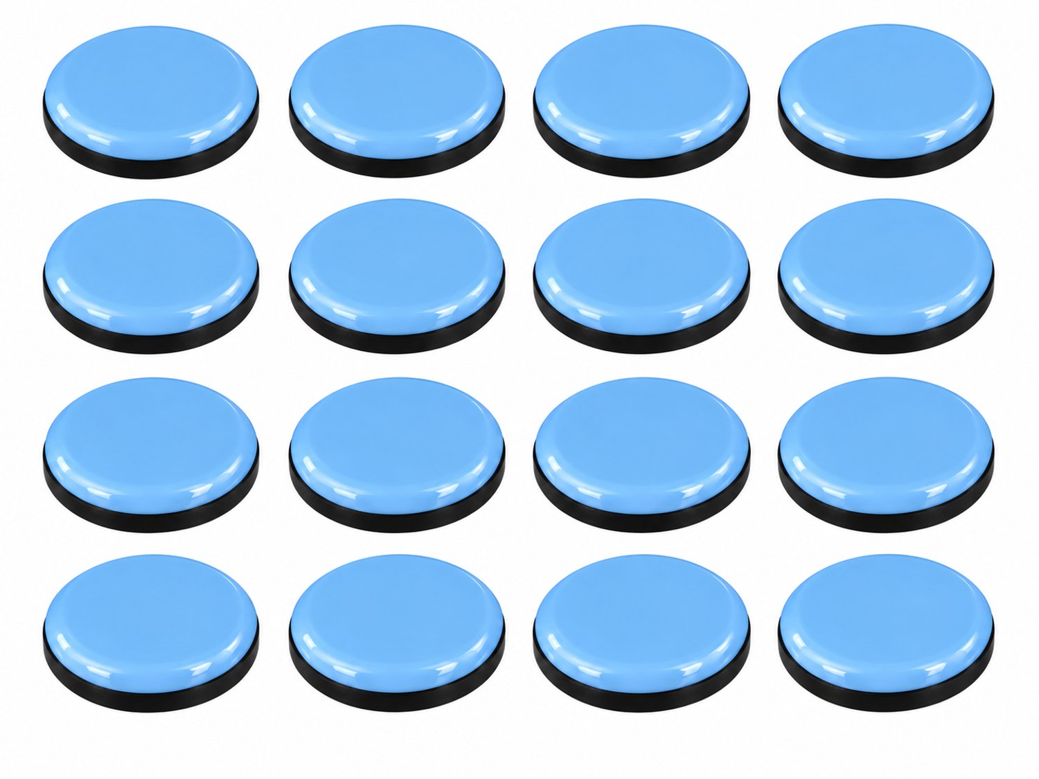 FSW-Products Zelfklevende Teflon Meubelglijders Ø19 mm – 3 mm Dik – 16 Stuks – Voor Tapijt & Vloerkleed