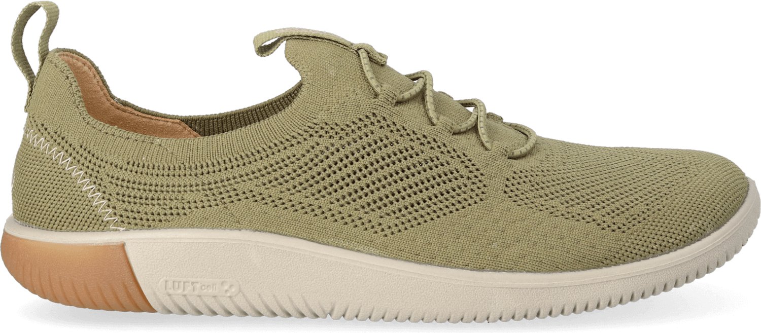 KNX Knit Heren Sneakers Textiel Groen
