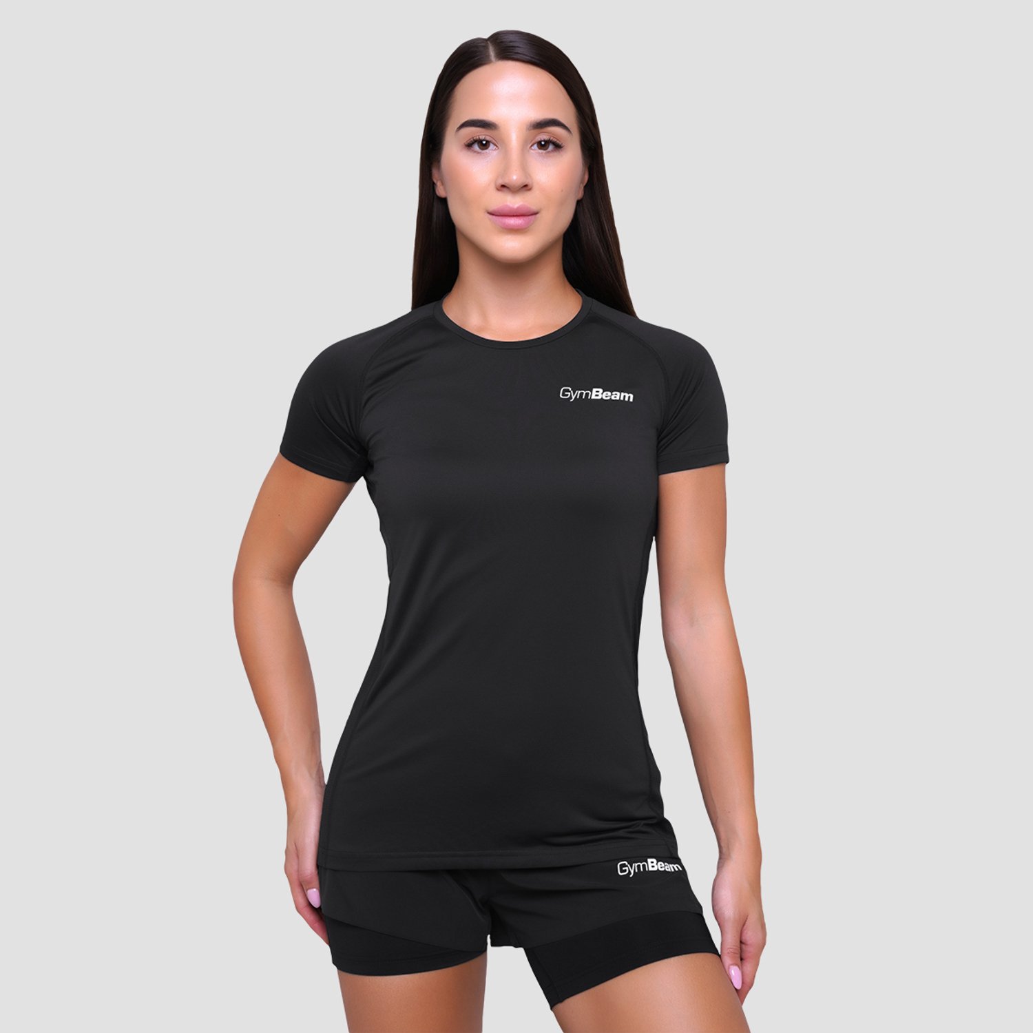 GymBeam Dames Pulse Hardloop T-shirt Zwart L