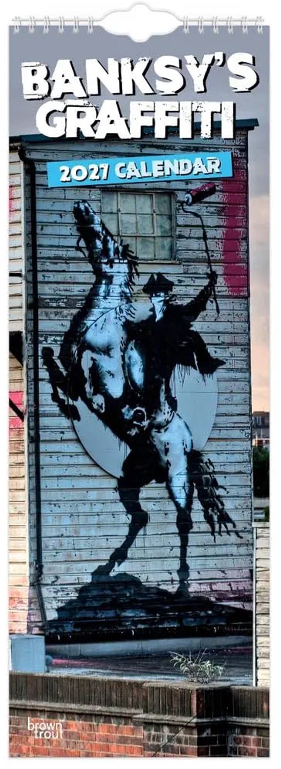 Banksy's Graffiti Kalender 2027 Slimline