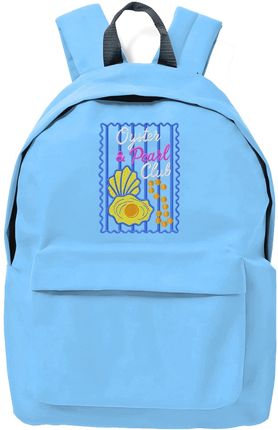 Blauwe Rugzak 20L - Zomerse Stijl met Borduurwerk