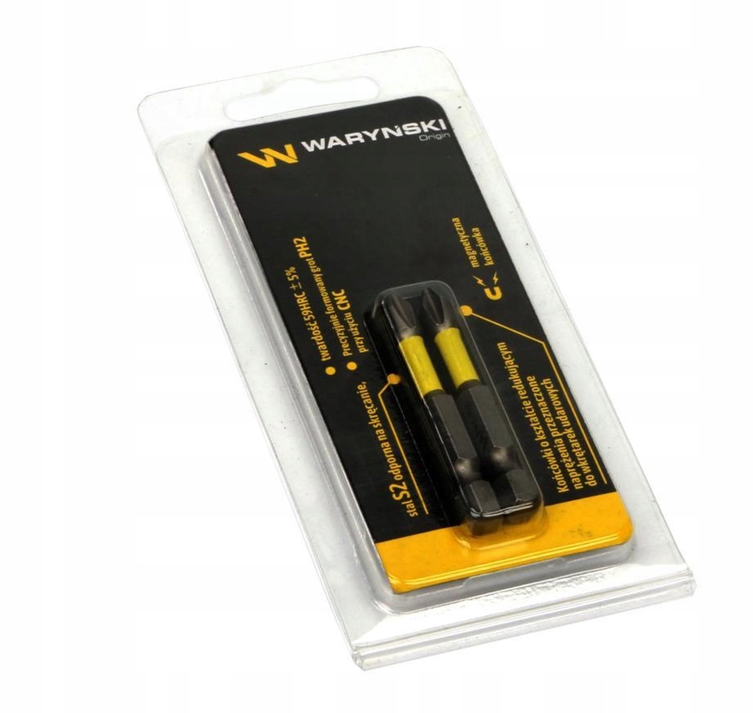 Waryński Slagmoer Bits PH2 50mm 2 Stuks - Hoge Kwaliteit