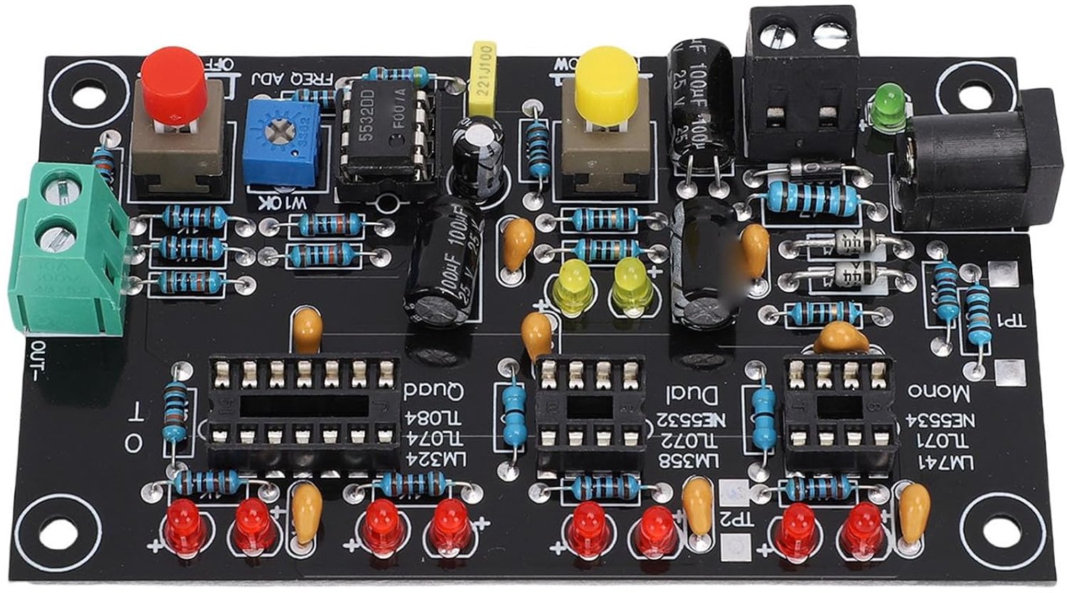 Testmodule voor Operationele Versterkers Hoge Snelheid Lage Snelheidsfunctionaliteit voor Elektronische Testcircuits