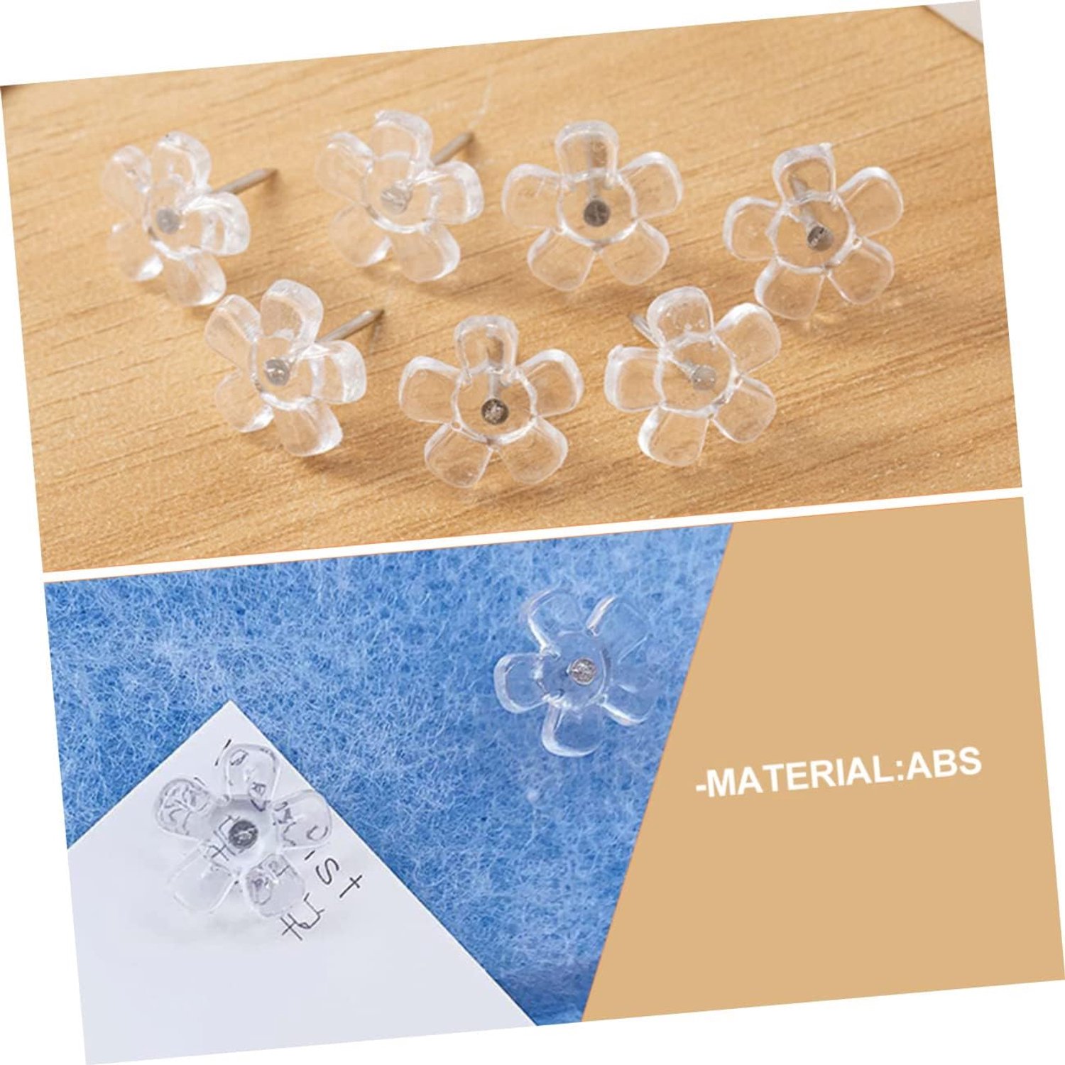 Pushpins 100 Stuks Set Leuke Pushpins Voor Kantoor Kurkbordaccessoires Delicate Punaises Prikbord