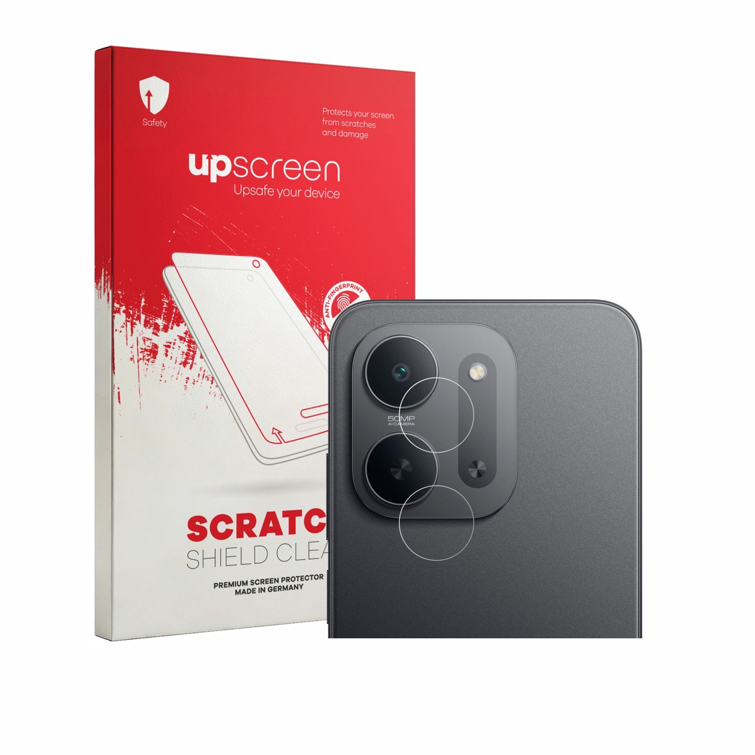 upscreen - Screenprotector voor Xiaomi Redmi 17C 5G (ALLEEN Camera Lens) - Folie Beschermfolie transparant