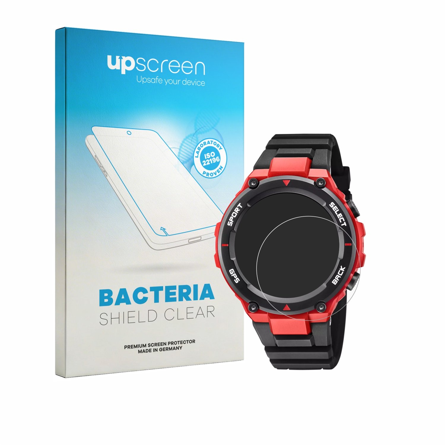 upscreen - Screenprotector voor Lotus 50024/1 51 mm - Folie Beschermfolie transparant antibacterieel
