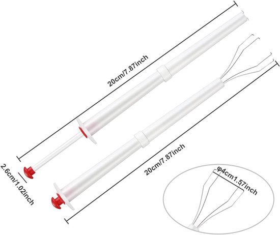 4 stuks Pickle Picker Flexibele roestvrijstalen klauwen Olijf Peper Grabber Fruitplukker Augurk Vork Kit voor keuken Restaurant Voedsel serveren — afbeelding 4