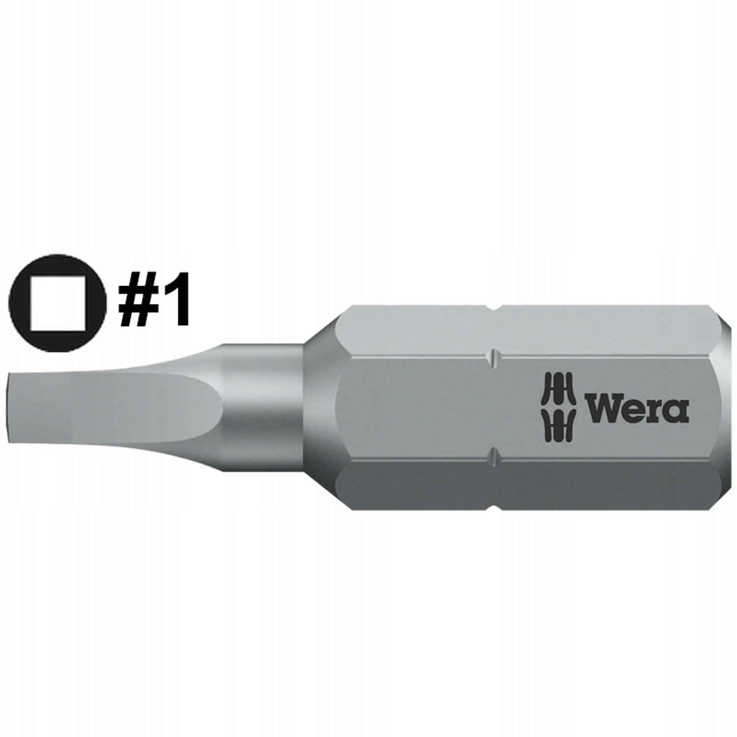 Wera Bit 1 Vierkant 4,5x25 mm - Hoge Kwaliteit Schroefbit