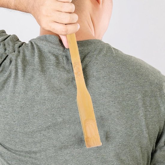 2 Stuks Duurzame Bamboe Back Scratcher met Lange Handgreep Handmatig Krabben voor Rug Lichaam Comfortabele Zelfmassage voor Volwassenen Ouderen voor Thuis Onderweg — afbeelding 2