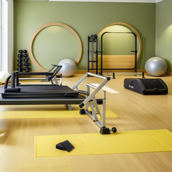 8 Stuks Antislip Loopbandmat van Dubbele Siliconen Pads Schokdempend Geluidsreducerend voor Fitnessapparatuur Zoals Hometrainers Roeimachines Loopbanden Beschermt Vloeren Effectief — afbeelding 4