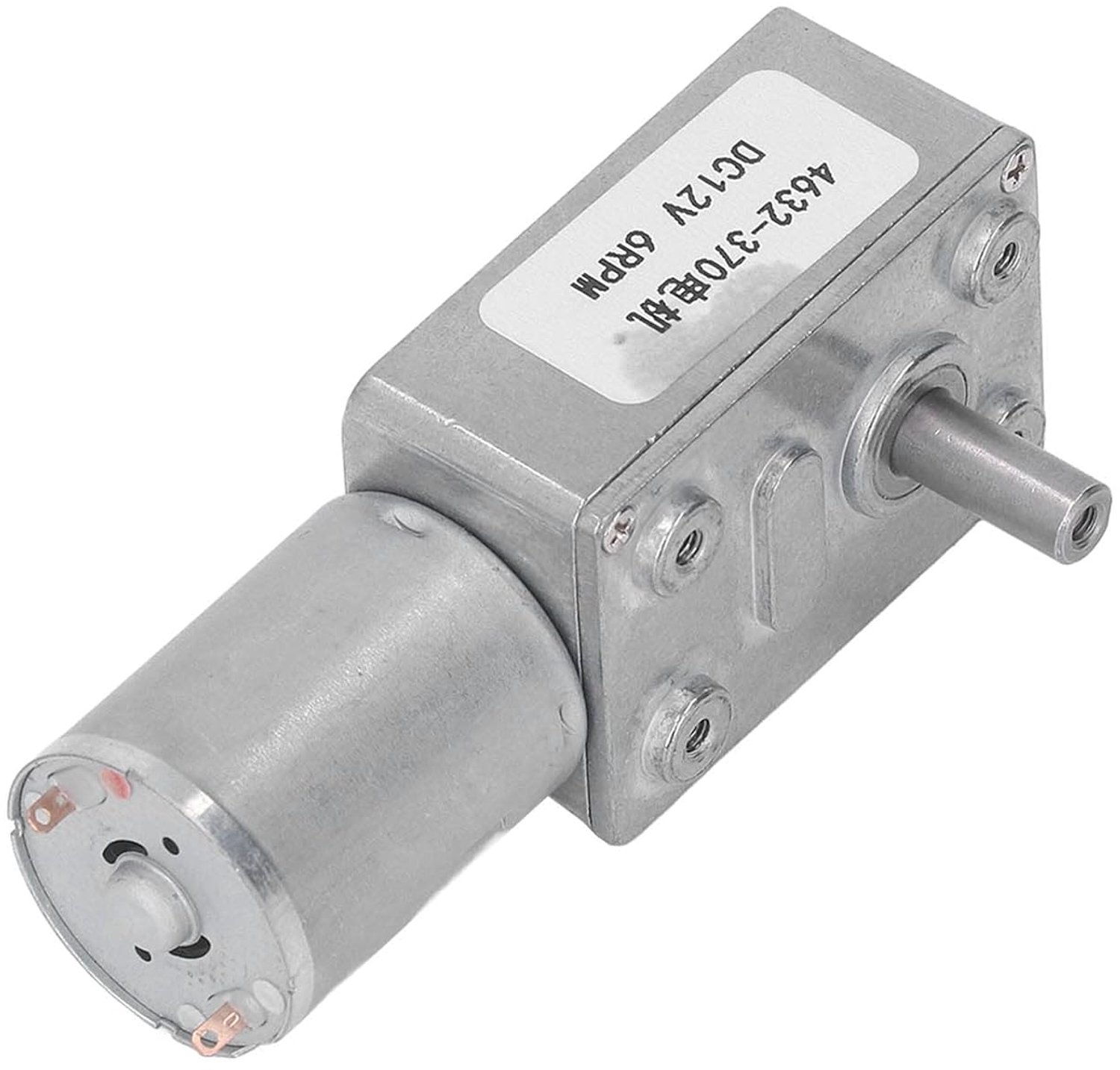 Chrees Hoge Nauwkeurigheid 6 RPM Wormwielmotor voor Raamopener Deuropener DC12V Reductiemotor