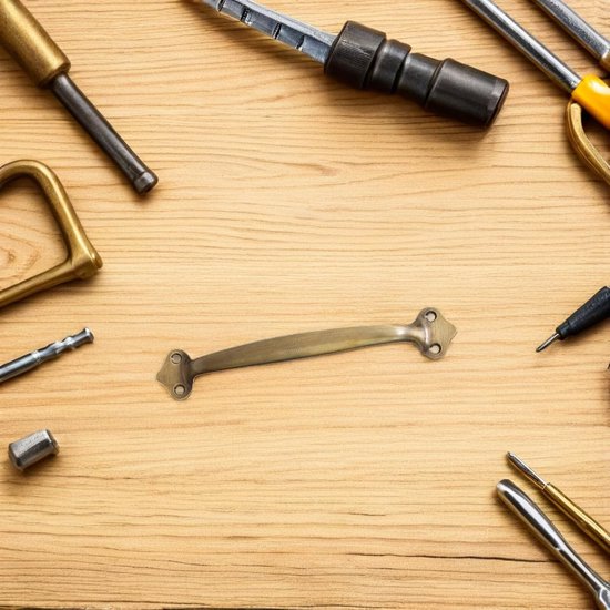 Vintage Bronzen Kastgreep Minimalistische Chinese Stijl Meubelknop Universele Kastgreep Duurzaam Koperen Ontwerp voor Keuken Badkamer Garderobe — afbeelding 2