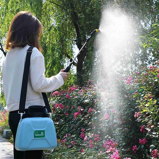 lyrlody Telescopisch Ontwerp, Multi -doeleinden, Automatische Waterafscheiding Atomiserende Fles 5l Oplaadbare Schouder Sprinkler Handheld Elektrische Spuitgereedschap Hater Player (GREEN) — afbeelding 4