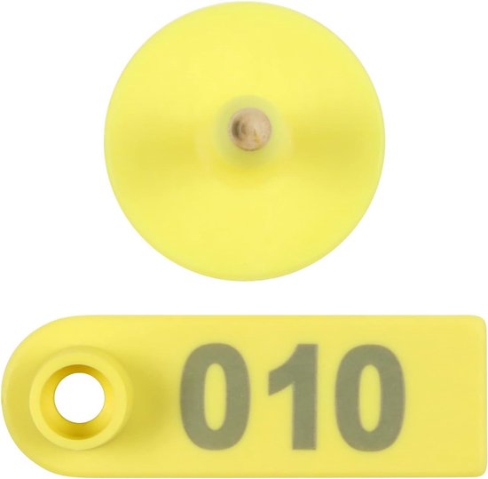 100 Stuks Genummerd Schapenoormerk 001-100 Vee-identificatie — afbeelding 3