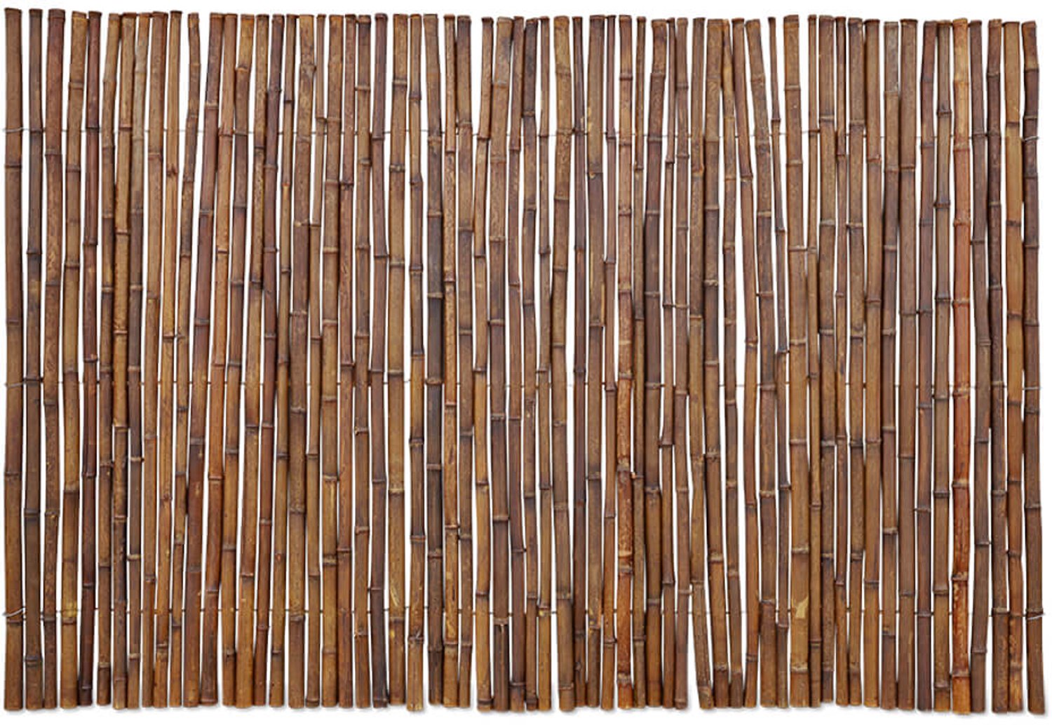 Bamboebaas® bamboemat Midi - B180 x H120 cm - Donkerbruin - Natuurlijke afscheiding - Schutting op rol - Duurzaam bamboe - Meer privacy - Tuin & balkon - Eenvoudige montage