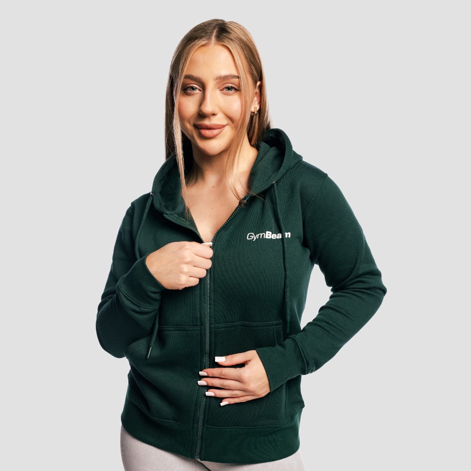 GymBeam Damesrits Hoodie Pine S