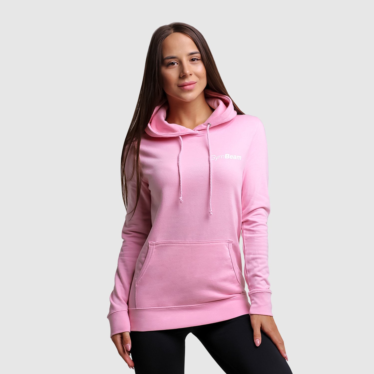 GymBeam Dames PRO Hoodie Baby Roze S