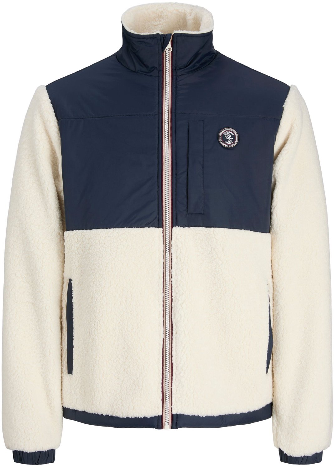 Jack&jones Jorfrederiksberg Teddy Jacket Sky Captain | Beige | Maat: XXL
