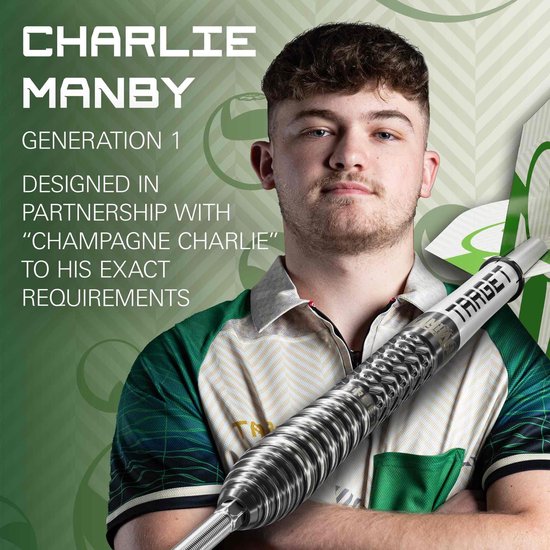Target Charlie Manby G1 Swiss Point 95% - Dartpijlen van Target — afbeelding 2