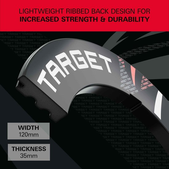 Target Patterned Notched Surround Black van Target — afbeelding 4